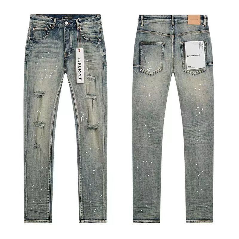 PURPLE BRAND DISTRESSED JEANS