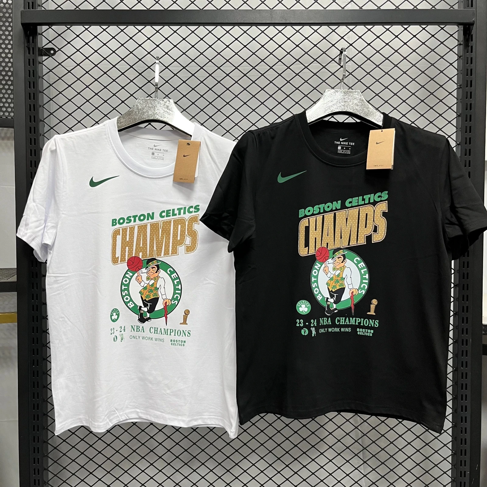 CELTICS CHAMPS TEE - WHITE