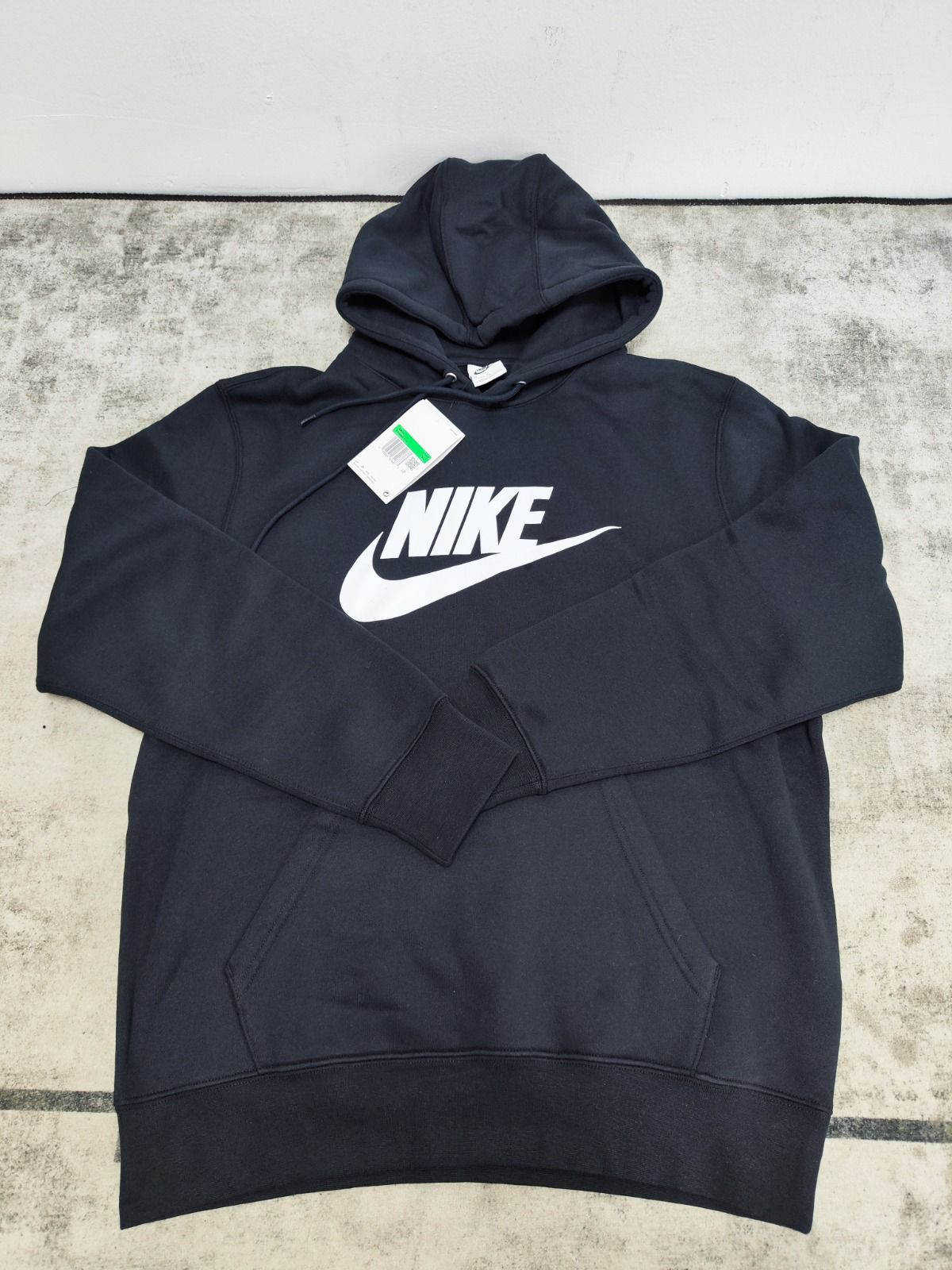 NIKE CLUB LOGO HOODIE - BLACK