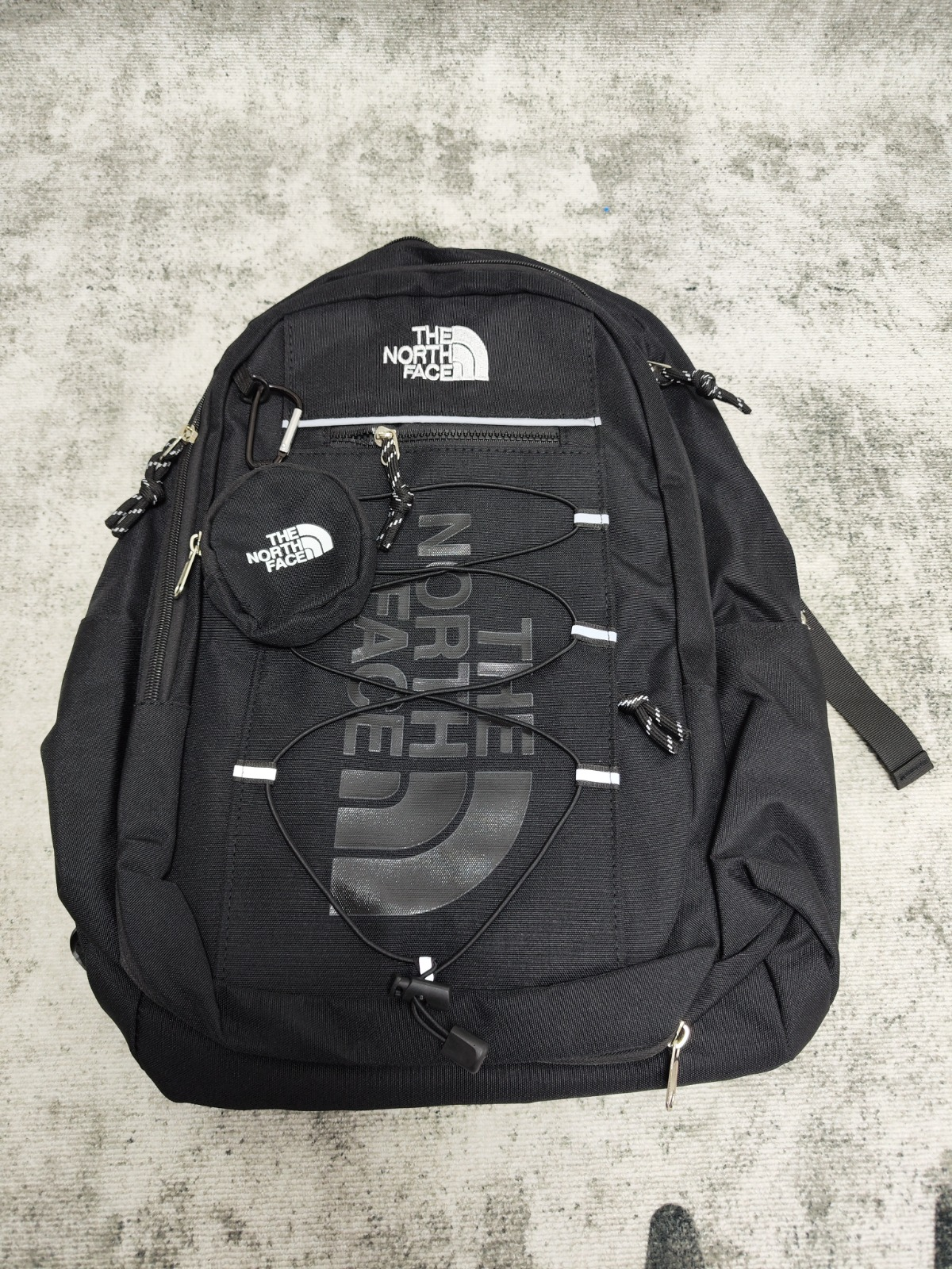 THE NORTH FACE BLACK BACKPACK