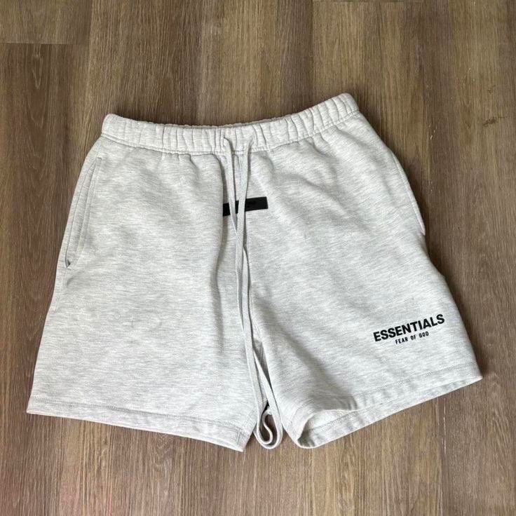 ESSENTIALS FEAR OF GOD SHORTS - OATMEAL