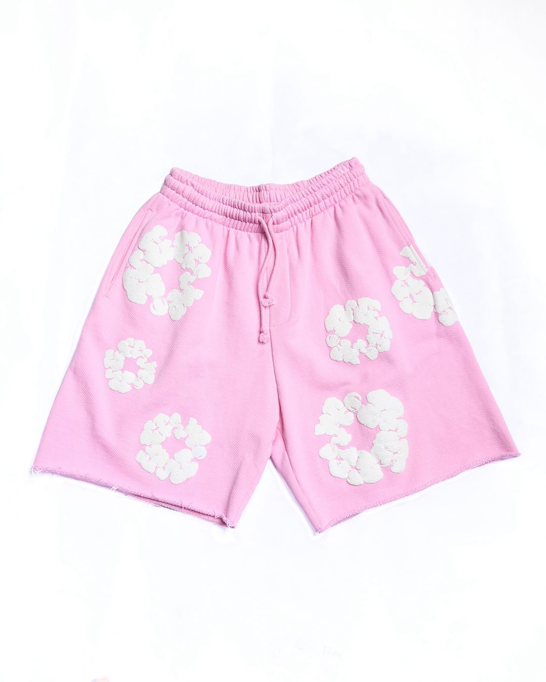 PINK FLORAL SHORTS